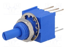 Potentiometer: shaft; single turn; 1MΩ; ±20%; 0.25W; linear; 3.18mm