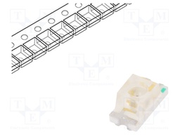 LED; SMD; 1206; yellow; 200÷350mcd; 3x1.5x1.4mm; 70°; 2÷2.5V; 20mA