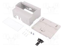 Enclosure: for computer; BEAGLEBONE BLACK; ABS; grey; X: 106.2mm