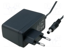 Power supply: switched-mode; 12VDC; 1.25A; Out: 5,5/2,1; 15W; 76%