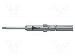 Screwdriver bit; Torx®; TX09; Overall len: 60mm