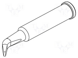 Tip; conical sloped; 1.8mm