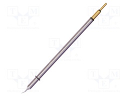 Tip; elongated,bent conical; 0.1mm; 413°C; for soldering station