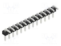 Connector: pin strips; pin header; male; PIN: 13; 2.54mm; THT; 1x13