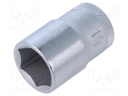 Wrench tip; 6-angles,socket spanner; 19mm; 1/2"; tool steel