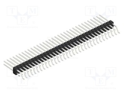 Connector: pin strips; pin header; male; PIN: 66; 2.54mm; SMT; 2x33
