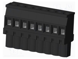 Connector: pluggable terminal block; plug; female; angled 90°