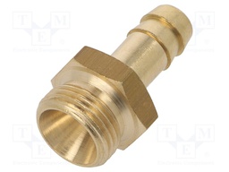 Plug-in nozzle; with bushing; brass; Connection: 9mm