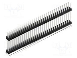 Connector: pin strips; pin header; male; PIN: 64; 2.54mm; SMT; 2x32