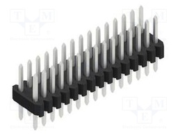 Connector: pin strips; pin header; male; PIN: 30; 1.27mm; THT; 2x15