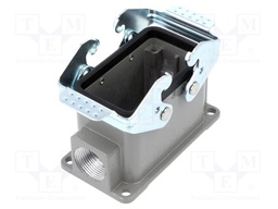 Enclosure: for HDC connectors; size D10B; with double latch