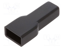 Terminals cover; female; for push-on 6.3mm connectors; ways: 1