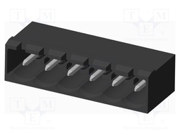 Connector: pluggable terminal block; socket; male; on PCBs