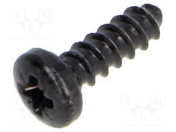 Screw; for XLR sockets; Thread: 2,9; 8mm; Head: cheese head