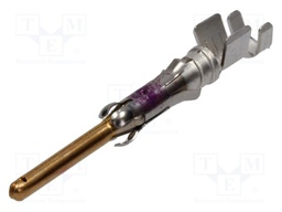 Contact; male; 0.8÷2mm2; 18AWG÷14AWG; Type III+; gold-plated; bulk