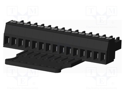 Connector: pluggable terminal block; plug; female; straight; 300V