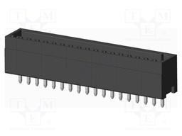 Connector: pluggable terminal block; socket; male; on PCBs