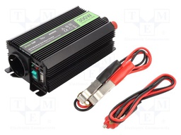 Converter: DC/AC; 300W; Uout: 230VAC; Out: AC sockets 230V; 90%; 24V