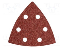 Cleaning cloth: sandpaper; Granularity: 40; Mounting: bur; 93x93mm