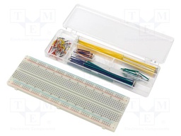 Board: universal; prototyping,solderless; 3A; 10x85x214mm; 30V