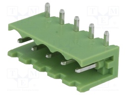 Pluggable terminal block; Contacts ph: 5mm; ways: 5; angled 90°