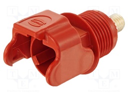 Socket; DC supply; Han S; male; PIN: 1; swivel; for panel mounting