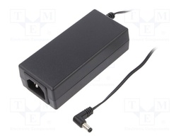 Power supply: switched-mode; 24VDC; 2.7A; Out: 5,5/2,1; 65W; 0÷40°C