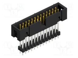 Connector: pin strips; pin header; male; PIN: 26; 2.54mm; THT; 2x13