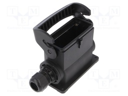 Enclosure: for rectangular connectors; Han Eco B; size 16B; M25