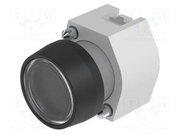 Switch: push-button; 22mm; Stabl.pos: 1; transparent; none; IP65
