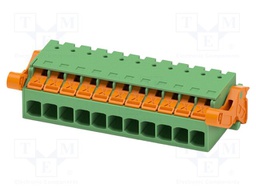 PCB connector, nominal cross section: 2.5 mm2, color: green,