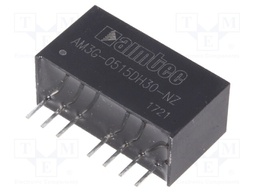 Converter: DC/DC; 3W; Uin: 4.5÷9V; Uout: 15VDC; Uout2: -15VDC; SIP8