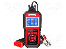 Meter: OBD diagnostic; LCD 2,4"; OBD; 6÷16VDC; 2÷220Ah; 6/12V