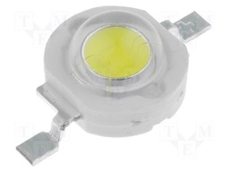 Power LED; EMITER; white cold; 6500(typ)K; 100(typ)lm; 140°; P: 1W