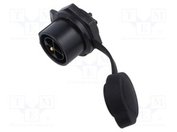 Connector: circular; Quicklock; socket; male; straight; PIN: 4; 500V