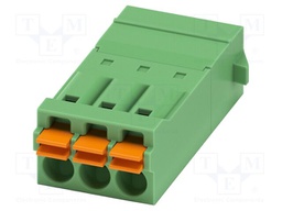 PCB connector, nominal cross section: 1.5 mm?, color: green,