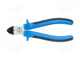 Pliers; side,cutting; ergonomic two-component handles; 160mm