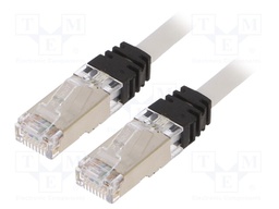 Patch cord; S/FTP,TX6A™ 10Gig; 6a; stranded; Cu; LSZH; grey; Len: 3m