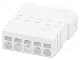 PCB connector, nominal cross section: 0.5 mm?, color: white,