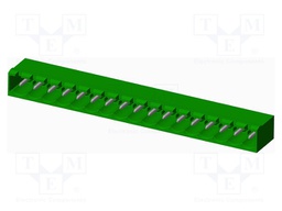 Connector: pluggable terminal block; socket; male; angled 90°