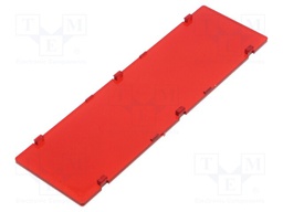 Filter; red; Mat: ABS; Application: ZD1008J-ABS-V0