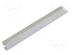 Profiles for LED modules; edge; natural; L: 1m; aluminium