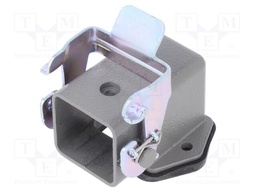 Enclosure: for HDC connectors; HDC; size 1; Locking: with latch