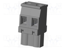 Connector: pluggable terminal block; plug; female; angled 90°
