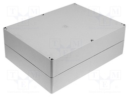Enclosure: multipurpose; X: 230mm; Y: 300mm; Z: 110mm; EURONORD; grey