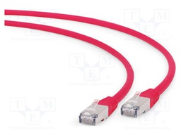 Patch cord; RJ45 plug,both sides; S/FTP; 6a; stranded; Cu; LSZH
