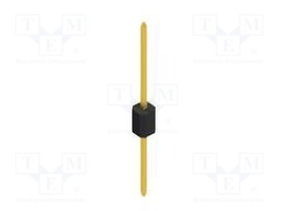Connector: pin strips; pin header; male; PIN: 1; 1.27mm; THT; 1x1