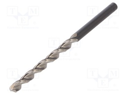 Drill bit; for metal; Ø: 4.8mm; L: 86mm; HSS-CO; Conform to: DIN 338