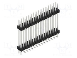 Connector: pin strips; pin header; male; PIN: 32; 2.54mm; SMT; 2x16