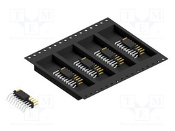 Connector: pin strips; pin header; male; PIN: 18; 2mm; SMT; 2x9; 100V